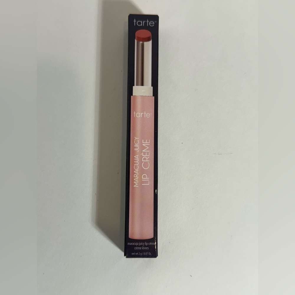 tarte Maracuja Juicy Lip Creme In Peachy Pink Full Size New boxed